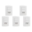 Kit C/5 - Conjunto Peesa Alfa 1548A 2 interruptores Sim.T...