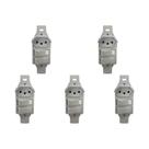 Kit C/5 - Conjunto Perlex''Branca''Sem Placa(2Simples+Tomad...