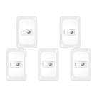 Kit C/5 - Conjunto Pial Pop Conector P/Ant.Tv Lgx060 Branco Kit C/5 - Conjunto Pial Pop Conector P/Ant.Tv Lgx060 Branco