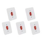 Kit C/5 - Conjunto Radial Pollar 1901376 1Tomada 20A Verm...