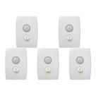 Kit C/5 - Conjunto Soprano Ilus 4X2 Branco Com Placa(Sens...