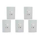 Kit C/5 - Controle Para Ventilador Qualitronix Embutir Ve...