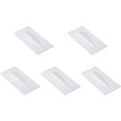 Kit C/5 - Desempenadeira Pvc Roma 08X16 Grafiato Lisa 59...