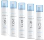 Kit c/ 5 Desodorante Spray Jato Seco Intimo Feminino Racco 100ml