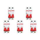 Kit C/5 - Disjuntor Steck Din Bipolar 25A Sd62 3Ka