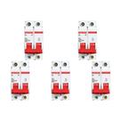 Kit C/5 - Disjuntor Steck Din Bipolar 50A Sd62 3Ka