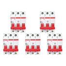 Kit C/5 - Disjuntor Steck Din Tripolar 100A Sd3 10Ka Kit C/5 - Disjuntor Steck Din Tripolar 100A Sd3 10Ka