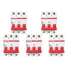 Kit C/5 - Disjuntor Steck Din Tripolar 16A Sd63 3Ka Kit C/5 - Disjuntor Steck Din Tripolar 16A Sd63 3Ka