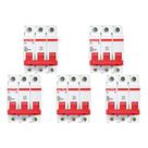 Kit C/5 - Disjuntor Steck Din Tripolar 50A Sd63 3Ka Kit C/5 - Disjuntor Steck Din Tripolar 50A Sd63 3Ka