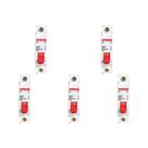 Kit C/5 - Disjuntor Steck Din Unipolar 20A Sd61 3Ka Kit C/5 - Disjuntor Steck Din Unipolar 20A Sd61 3Ka