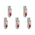Kit C/5 - Disjuntor Steck Din Unipolar 63A Sd61 C Sdd61C63