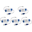Kit C/5 - Driver Reator Fonte P/Painel Led Blumenau 3,5W