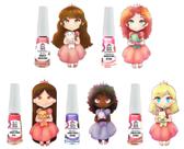 Kit C/5 Esmaltes Infantil A Base De Água Amusant Princesas Kit C/5 Esmaltes Infantil A Base De Água Amusant Princesas