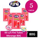 Kit c/5 Fini Tubes Morango 80G