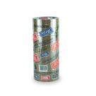 Kit C/5 Fita Adesiva Larga 48mm X 100m Rolo Marrom