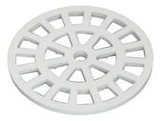 Kit C/ 5 Grelhas Redonda Plástica 150mm - Branco Kit C/ 5 Grelhas Redonda Plástica 150mm - Branco