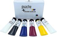 Kit c/ 5 Guache Artístico + Medium Acrílico 20ml Talento
