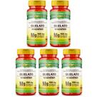 KIT C/5 Magnésio Quelato Mg Puro 700mg 300 Caps Vegano Unilife