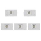 Kit C/5 - Modulo Peesa Alfa 1422 Tomada P/Infor Rj45