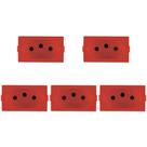 Kit C/5 - Modulo Peesa Alfa 1445V Tomada 20A Vermelho