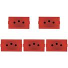 Kit C/5 - Modulo Peesa Alfa 1445V Tomada 20A Vermelho