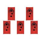 Kit C/5 - Modulo Soprano Ilus (Tomada 20A Vermelho) 5Ub99008