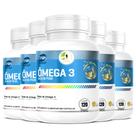 KIT C/5 Ômega 3 EPA DHA IFOS 120 Cáps 1000mg - Fits Life