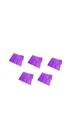 Kit C/5 Pacotes Placas Sanitário Pet Grades De Fixação Expansiva Lilas