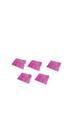 Kit C/5 Pacotes Placas Sanitário Pet Grades De Fixação Expansiva Rosa
