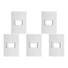 Kit C/5 - Placa Conjunto Modular Ilumi Vivaz 4X2 - 1 Modu... Kit C/5 - Placa Conjunto Modular Ilumi Vivaz 4X2 - 1 Modu...