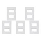 Kit C/5 - Placa Conjunto Modular Ilumi Vivaz 4X2 - 2 Modu...