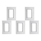 Kit C/5 - Placa Conjunto Modular Ilumi Vivaz 4X2 - 3 Modu... Kit C/5 - Placa Conjunto Modular Ilumi Vivaz 4X2 - 3 Modu...