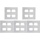 Kit C/5 - Placa Conjunto Modular Ilumi Vivaz 4X4 - 2 Modu... Kit C/5 - Placa Conjunto Modular Ilumi Vivaz 4X4 - 2 Modu...