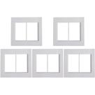 Kit C/5 - Placa Conjunto Modular Ilumi Vivaz 4X4 - 3 Modu... Kit C/5 - Placa Conjunto Modular Ilumi Vivaz 4X4 - 3 Modu...