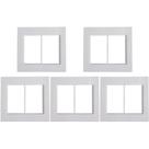 Kit C/5 - Placa Conjunto Modular Ilumi Vivaz 4X4 - 3 Modu... Kit C/5 - Placa Conjunto Modular Ilumi Vivaz 4X4 - 3 Modu...