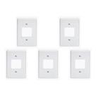 Kit C/5 - Placa Perlex Branca 4X2 (2 Saida) 23Pl2