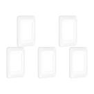 Kit C/5 - Placa Pial Pop Branca 4X2(3Modulo Horizontal) L...