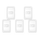 Kit C/5 - Placa Pial Pop Branca 4X2 - Saida Fio Lgp20F Kit C/5 - Placa Pial Pop Branca 4X2 - Saida Fio Lgp20F