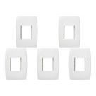 Kit C/5 - Placa Soprano Ilus 4X2 (2 Modulos Horizontal) ...