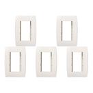 Kit C/5 - Placa Soprano Ilus 4X2 (3 Modulos Horizontal) ...