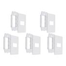 Kit C/5 - Placa Steck Linha Stella Branca 4X2 - 1 Modulo ...