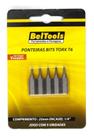 Kit c/ 5 Ponta Bit Torx 25mm X 1/4 XT6 Beltools