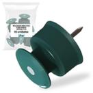 Kit c/5 roldana para fios com prego verde modelo 24 sfor