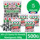 Kit c/5 Santa Fé Hortelã Mastigaveis 500g