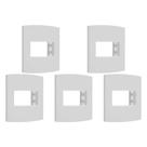 Kit C/5 - Sistema X Peesa Alfa Espelho Placa 4X2 1Ret.P3202 Kit C/5 - Sistema X Peesa Alfa Espelho Placa 4X2 1Ret.P3202