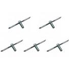 Kit C/5 - Suporte Travessa Marcai Para Lustre Com Nipel - Cl