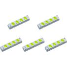 Kit C/5 - Tomada Barra Fiolux Quadrupla 2Polos 20A Cinza