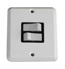 Kit c/5 un Cj Inter Simples c/2 Teclas 10A 250V Iriel 1705