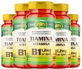 Kit C/5 Vitamina B1 Tiamina 500mg 60 Caps Vegano Unilife