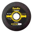Kit c/ 50 Discos De Corte Aço/inox 4 1/2 Titanium